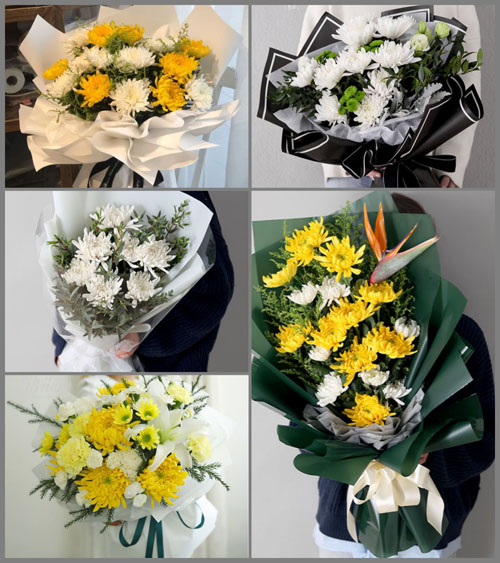 福建莆田秀屿区笏石镇西徐村白事花束代送